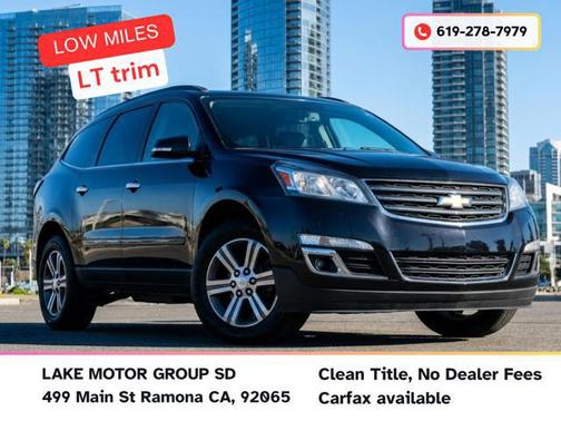 Mosaic Black Metallic 2017 Chevrolet Traverse 1LT