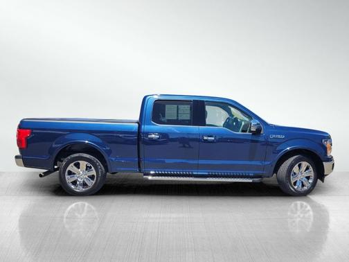 Blue 2018 Ford F-150 Lariat
