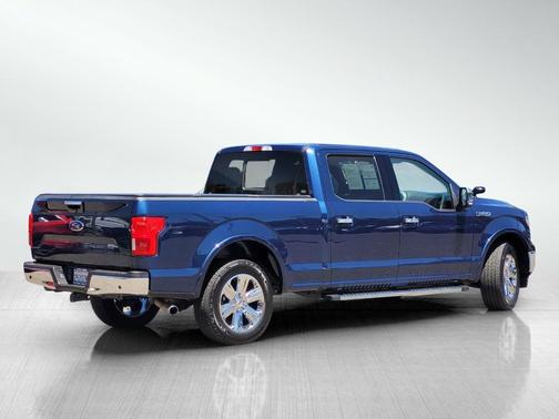 Blue 2018 Ford F-150 Lariat
