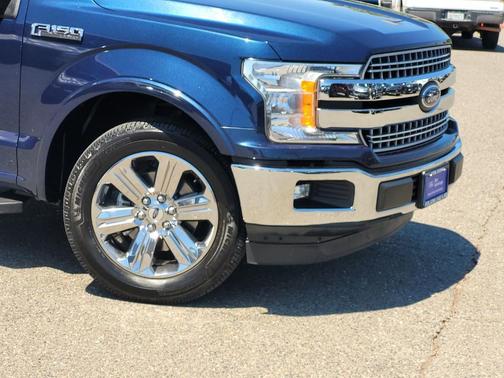 Blue 2018 Ford F-150 Lariat