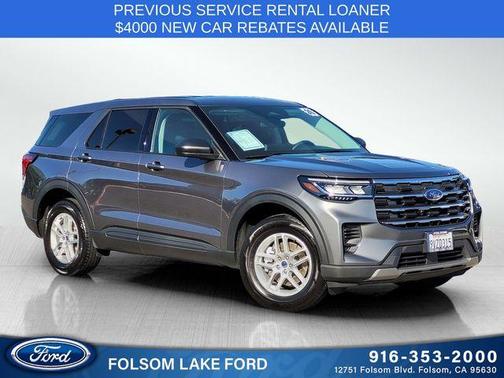 Gray Metallic 2026 Ford Explorer Active