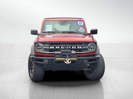 Red Metallic 2021 Ford Bronco Black Diamond