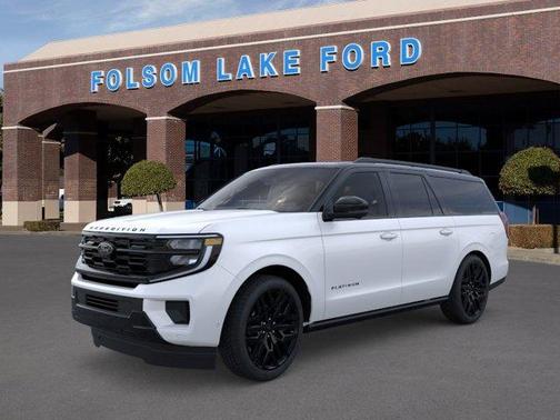 White Metallic 2026 Ford Expedition Max Platinum