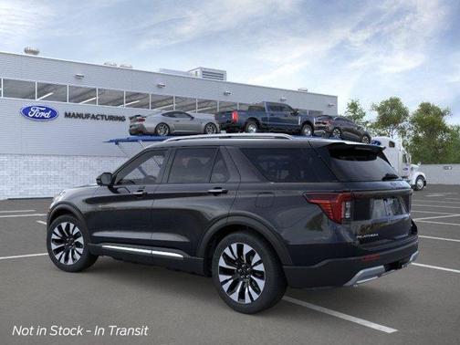 Black Metallic 2026 Ford Explorer Platinum