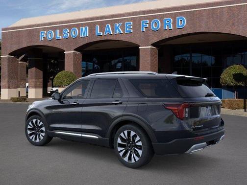 Black Metallic 2026 Ford Explorer Platinum