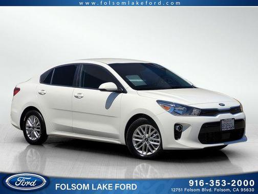 Clear White 2018 Kia Rio EX