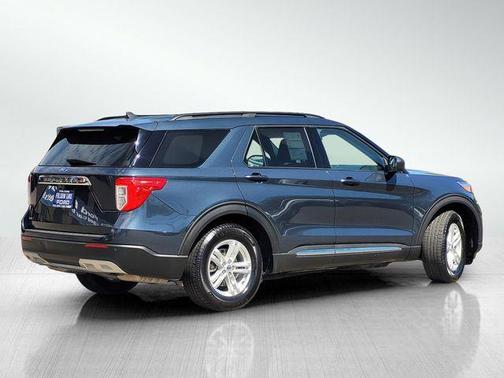 Stone Blue Metallic 2022 Ford Explorer XLT