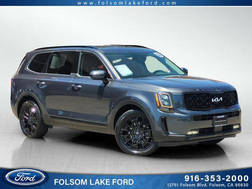 Gray 2022 Kia Telluride SX