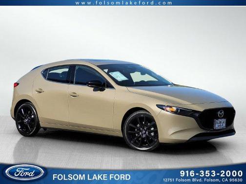 Zircon Sand Metallic 2025 Mazda Mazda3 2.5 Carbon Turbo