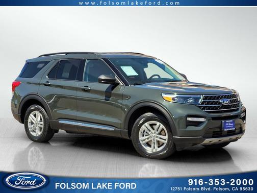 Green Metallic 2023 Ford Explorer XLT