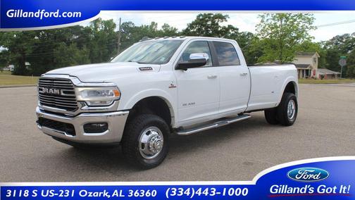Bright White Clearcoat 2019 RAM 3500 Laramie