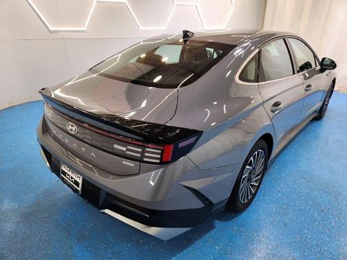 Blue 2024 Hyundai SONATA Hybrid SEL
