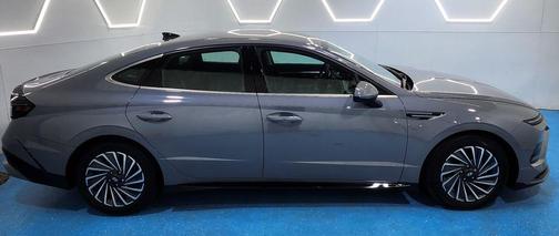 Blue 2024 Hyundai SONATA Hybrid SEL