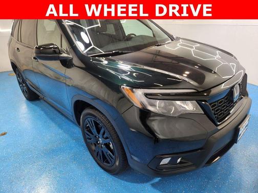 Black 2019 Honda Passport Sport
