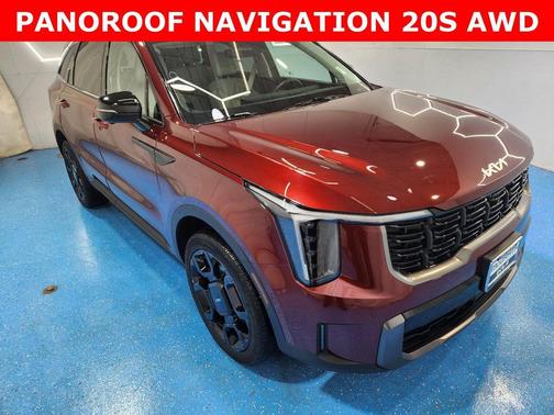 Red 2024 Kia Sorento SX