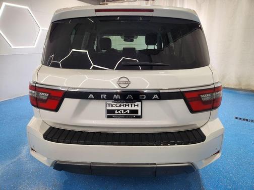 Aspen White Tricoat 2021 Nissan Armada SV
