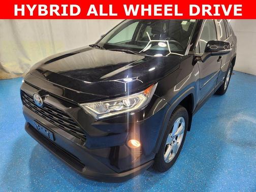 Midnight Black Metallic 2021 Toyota RAV4 Hybrid XLE Premium