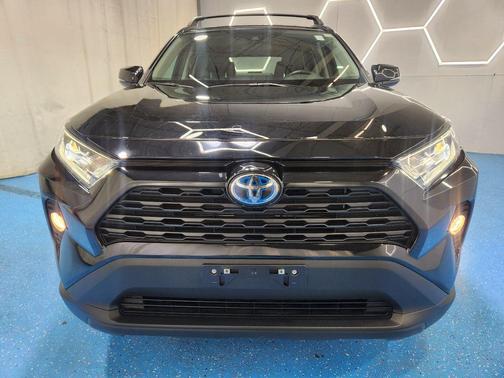 Midnight Black Metallic 2021 Toyota RAV4 Hybrid XLE Premium