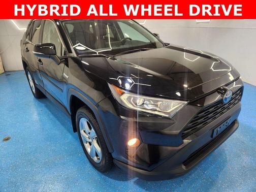 Midnight Black Metallic 2021 Toyota RAV4 Hybrid XLE Premium
