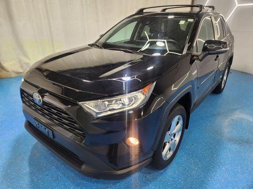 Midnight Black Metallic 2021 Toyota RAV4 Hybrid XLE Premium
