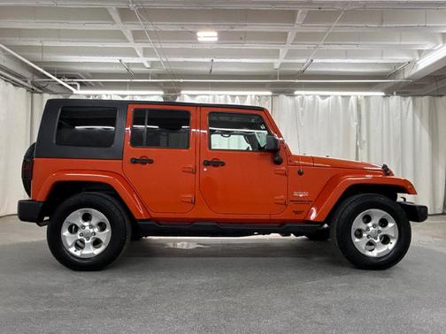 Sunset Orange Pearlcoat 2015 Jeep Wrangler Unlimited Sahara