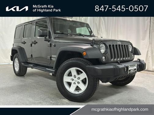 Granite Crystal Clearcoat Metallic 2017 Jeep Wrangler Unlimited Sport