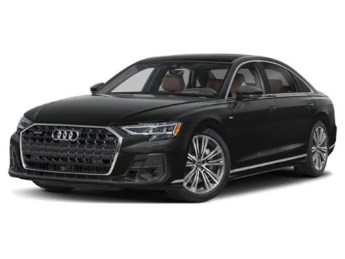 Glacier White Metallic 2025 Audi A8 L 55 TFSI quattro