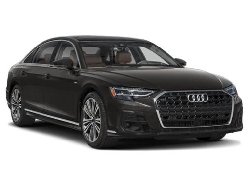 Glacier White Metallic 2025 Audi A8 L 55 TFSI quattro