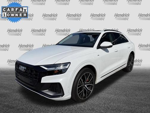 Glacier White Metallic 2020 Audi Q8 55 Premium Plus