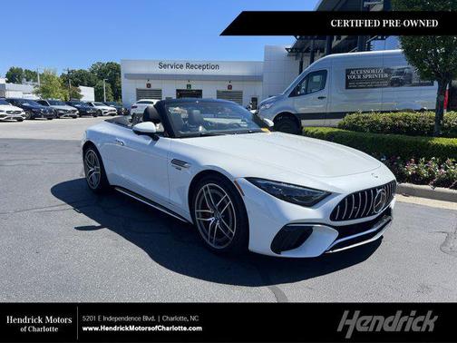 MANUFAKTUR Moonlight White Metallic 2023 Mercedes-Benz AMG SL 55 Base