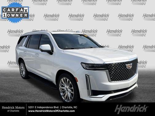 Crystal White Tricoat 2021 Cadillac Escalade Premium Luxury