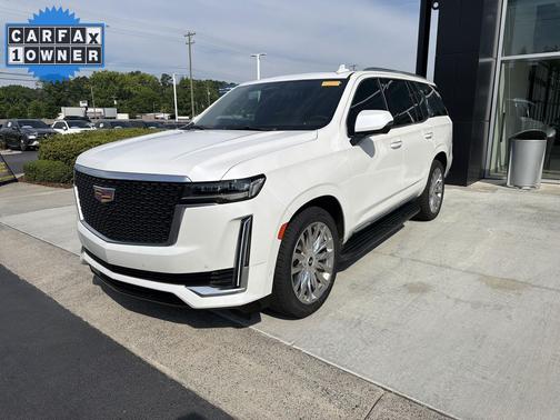 Crystal White Tricoat 2021 Cadillac Escalade Premium Luxury