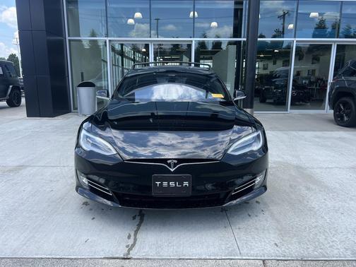 Solid Black 2021 Tesla Model S Long Range Plus