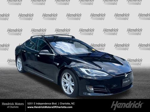 Solid Black 2021 Tesla Model S Long Range Plus