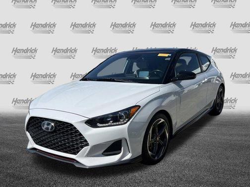 Chalk White w/Black Roof 2019 Hyundai Veloster Base