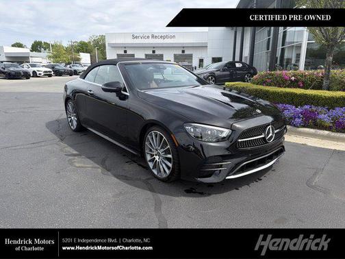 Obsidian Black Metallic 2023 Mercedes-Benz E-Class E 450 Cabriolet