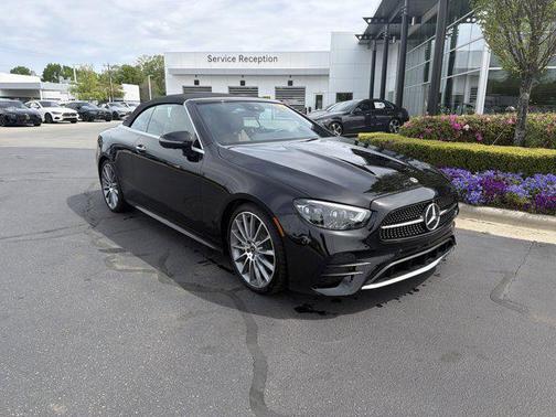 Obsidian Black Metallic 2023 Mercedes-Benz E-Class E 450 Cabriolet