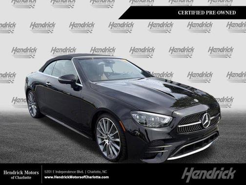 Obsidian Black Metallic 2023 Mercedes-Benz E-Class E 450 Cabriolet