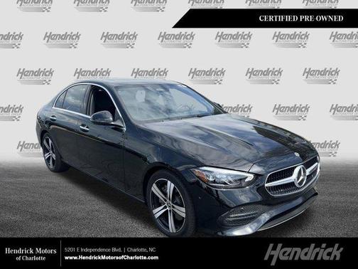 Black 2025 Mercedes-Benz C-Class C 300 4MATIC
