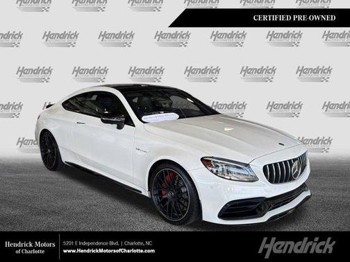 designo Diamond White Metallic 2021 Mercedes-Benz AMG C 63 AMG C 63 S