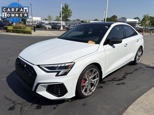Glacier White Metallic 2024 Audi S3 Premium Plus