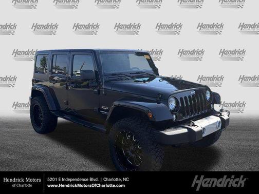 Black Clearcoat 2014 Jeep Wrangler Unlimited Sahara