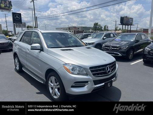 Iridium Silver Metallic 2014 Mercedes-Benz M-Class ML 350