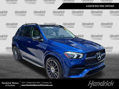 Brilliant Blue Metallic 2021 Mercedes-Benz GLE 350 4MATIC