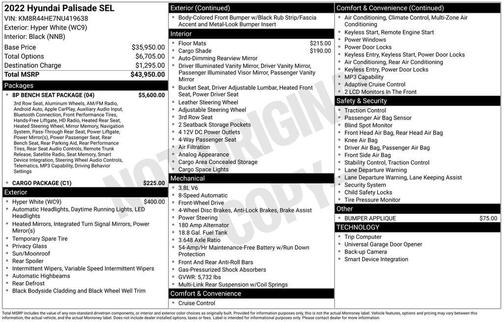2022 Hyundai PALISADE SEL