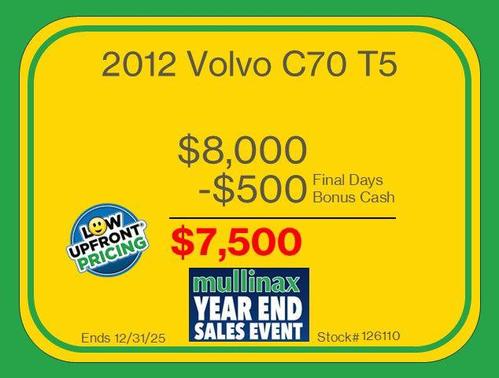 2012 Volvo C70 T5