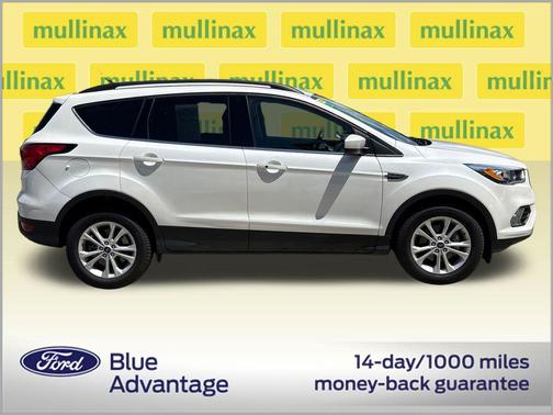 White Platinum 2019 Ford Escape SEL