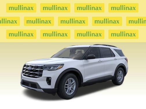 Space White Metallic 2026 Ford Explorer Active