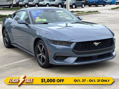 Vapor Blue Metallic 2025 Ford Mustang EcoBoost