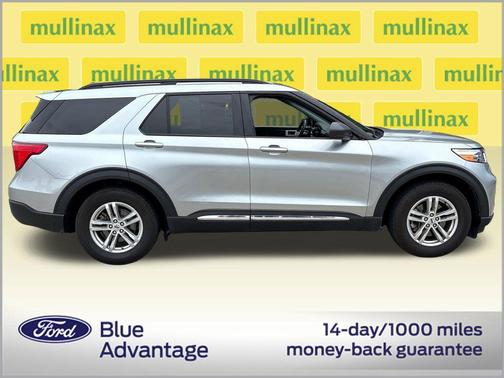 Iconic Silver Metallic 2023 Ford Explorer XLT